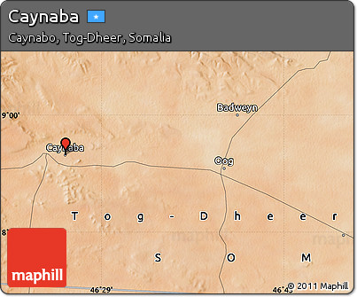 Satellite Map of Caynaba