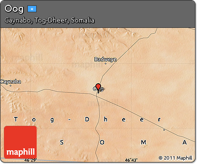 Satellite Map of Oog