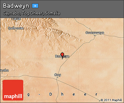 Satellite Map of Badweyn