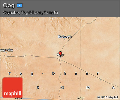 Satellite Map of Oog
