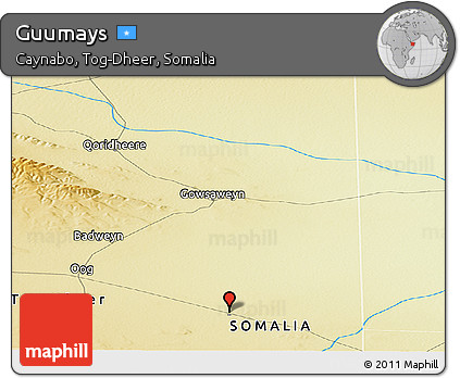 Physical Panoramic Map of Guumays