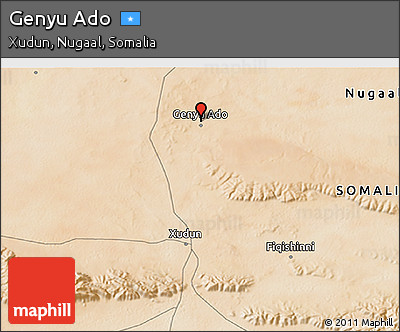 Satellite 3D Map of Genyu Ado