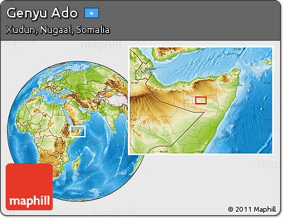 Physical Location Map of Genyu Ado