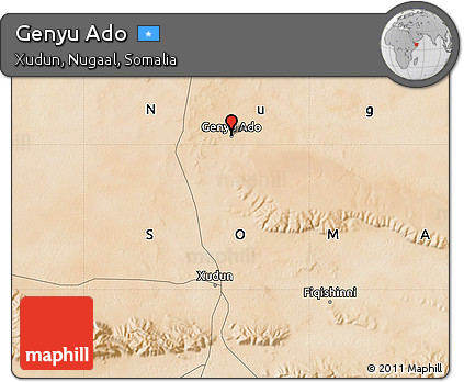 Satellite Map of Genyu Ado