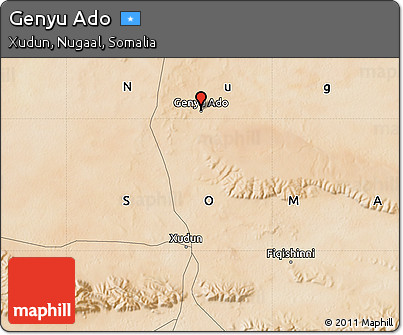 Satellite Map of Genyu Ado