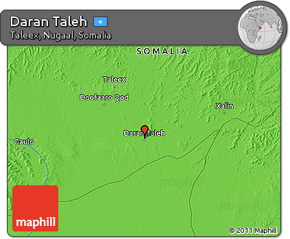 Political 3D Map of Daran Taleh
