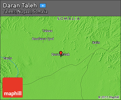 Political 3D Map of Daran Taleh