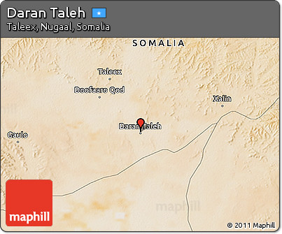 Satellite 3D Map of Daran Taleh
