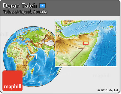 Physical Location Map of Daran Taleh
