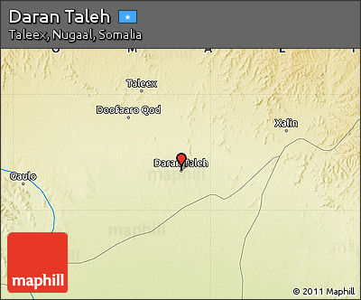 Physical Map of Daran Taleh