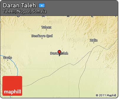 Physical Map of Daran Taleh
