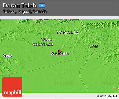 Political Panoramic Map of Daran Taleh
