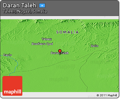 Political Panoramic Map of Daran Taleh