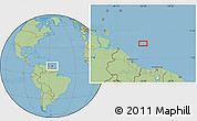 Savanna Style Location Map of the area around 9° 4' 52" N, 56° 52' 30" W
