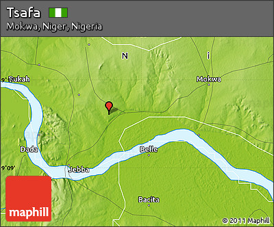 Physical Map of Tsafa