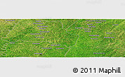 Satellite Panoramic Map of the area around 9° 4' 52" N, 5° 1' 30" W