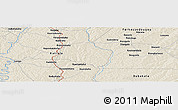 Shaded Relief Panoramic Map of Bassélé