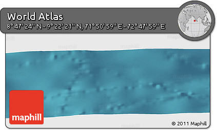 Satellite Panoramic Map of the Area around 9° 4' 52" N, 72° 19' 29" E