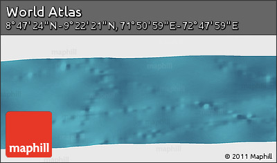 Satellite Panoramic Map of the Area around 9° 4' 52" N, 72° 19' 29" E