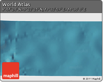 Satellite 3D Map of the Area around 9° 4' 52" N, 74° 1' 30" E