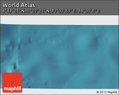 Satellite 3D Map of the Area around 9° 4' 52" N, 74° 1' 30" E