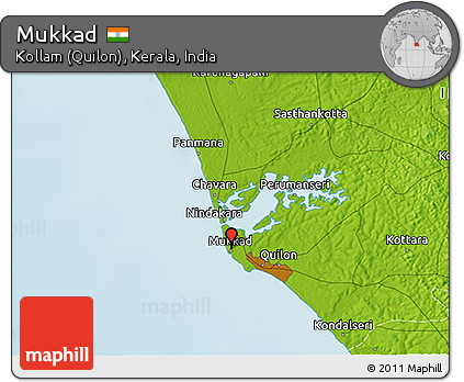 Physical 3D Map of Mukkad