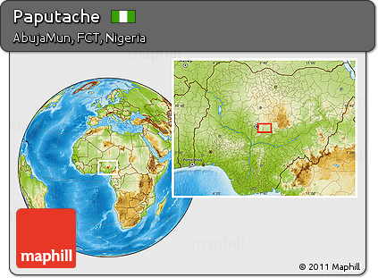 Physical Location Map of Paputache
