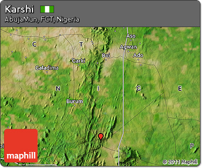 Satellite Map of Karshi