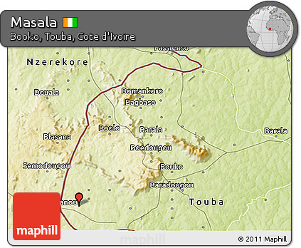 Physical 3D Map of Masala