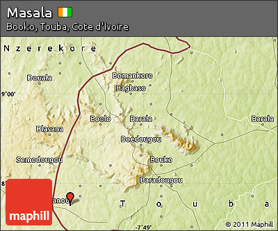 Physical Map of Masala