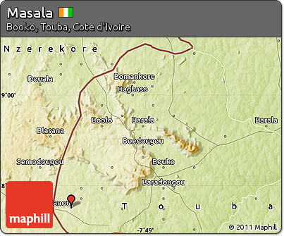 Physical Map of Masala