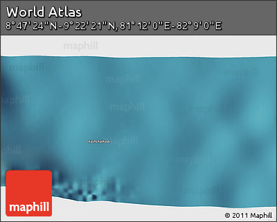 Satellite 3D Map of the Area around 9° 4' 52" N, 81° 40' 30" E