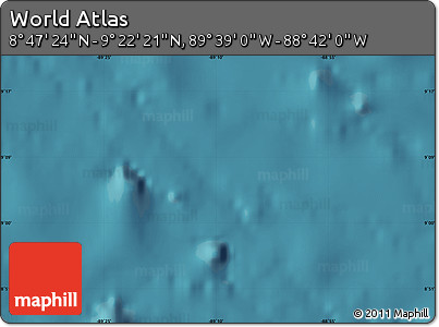 Satellite Map of the Area around 9° 4' 52" N, 89° 10' 30" W