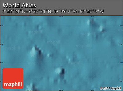 Satellite Map of the Area around 9° 4' 52" N, 89° 10' 30" W