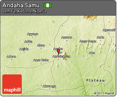 Physical 3D Map of Andaha Samu