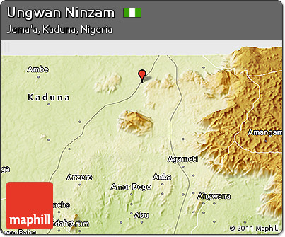 Physical 3D Map of Ungwan Ninzam
