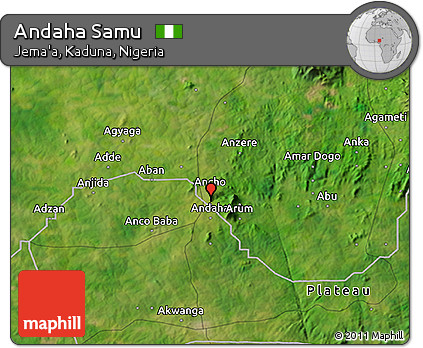 Satellite 3D Map of Andaha Samu
