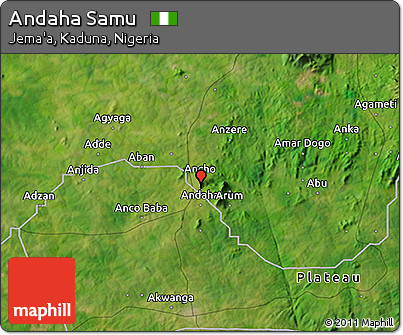 Satellite 3D Map of Andaha Samu