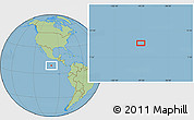 Savanna Style Location Map of the area around 9° 4' 52" N, 99° 22' 30" W