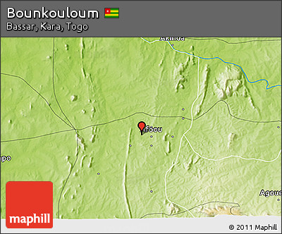 Physical 3D Map of Bounkouloum