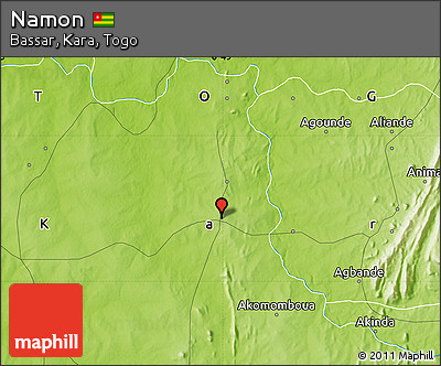 Physical Map of Namon