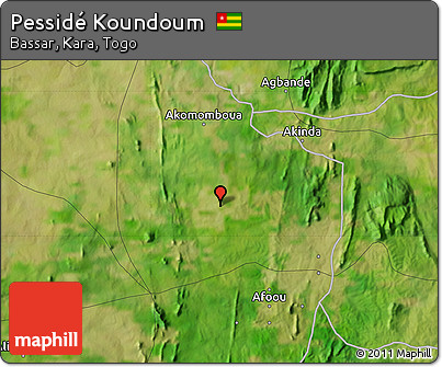 Satellite Map of Pessidé Koundoum