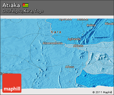 Political Panoramic Map of Atiaka