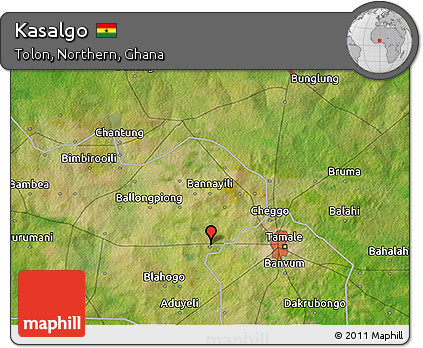 Satellite 3D Map of Kasalgo