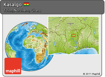 Physical Location Map of Kasalgo
