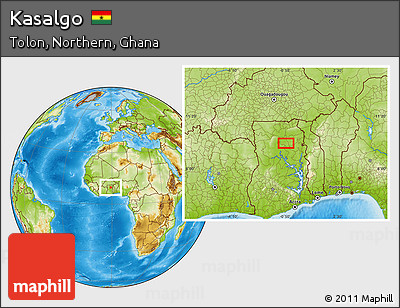 Physical Location Map of Kasalgo