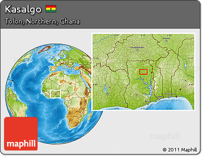 Physical Location Map of Kasalgo