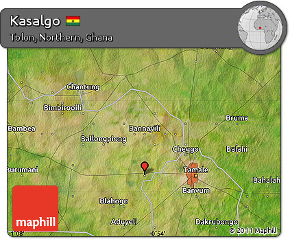 Satellite Map of Kasalgo