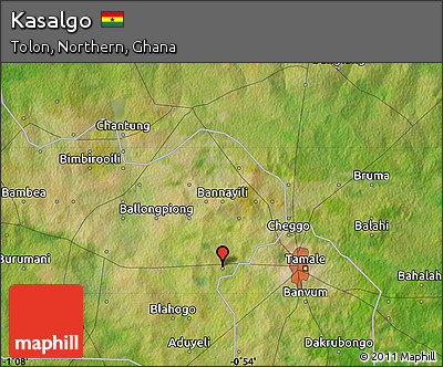 Satellite Map of Kasalgo