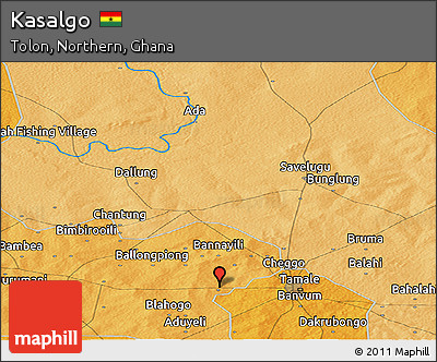 Political Panoramic Map of Kasalgo